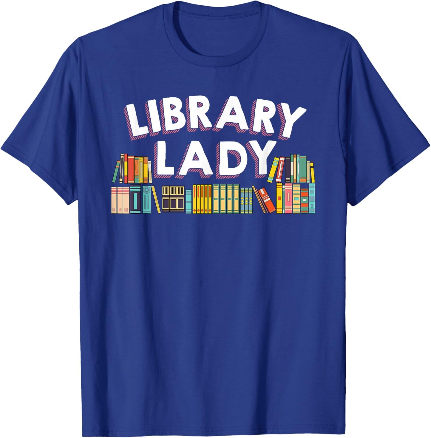 Cool Librarian Themed Art Library Worker Assistant T-Shirt - T-Shirt | Royal