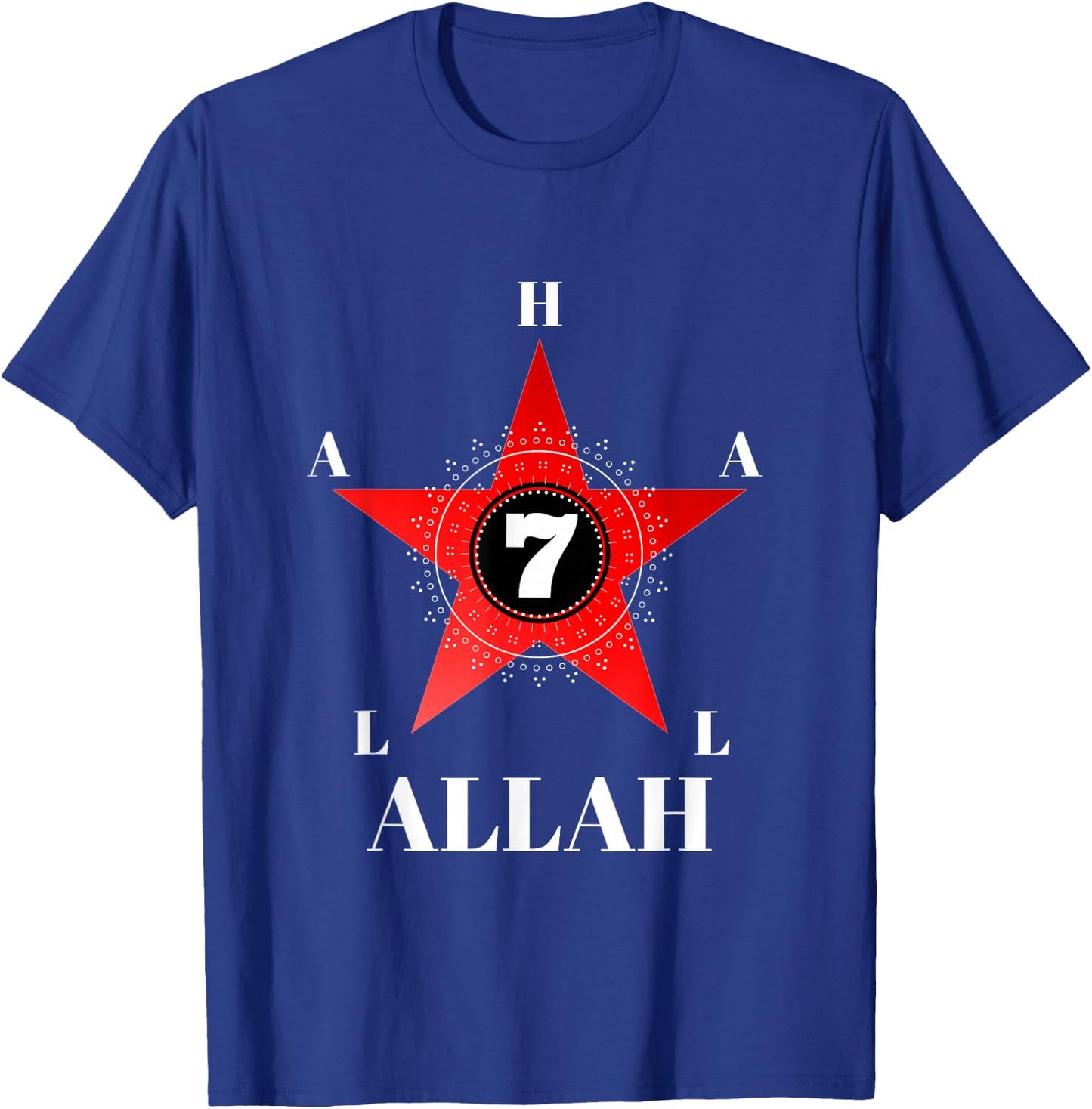 Gods and Earths - Occult Science Allah 7 T-Shirt - T-Shirt | Royal