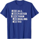 Funny 2nd Amendment 9mm all faster than calling 911 T-Shirt - T-Shirt | Royal