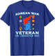 Korean War Veteran the Forgotten War T-Shirt - T-Shirt | Royal