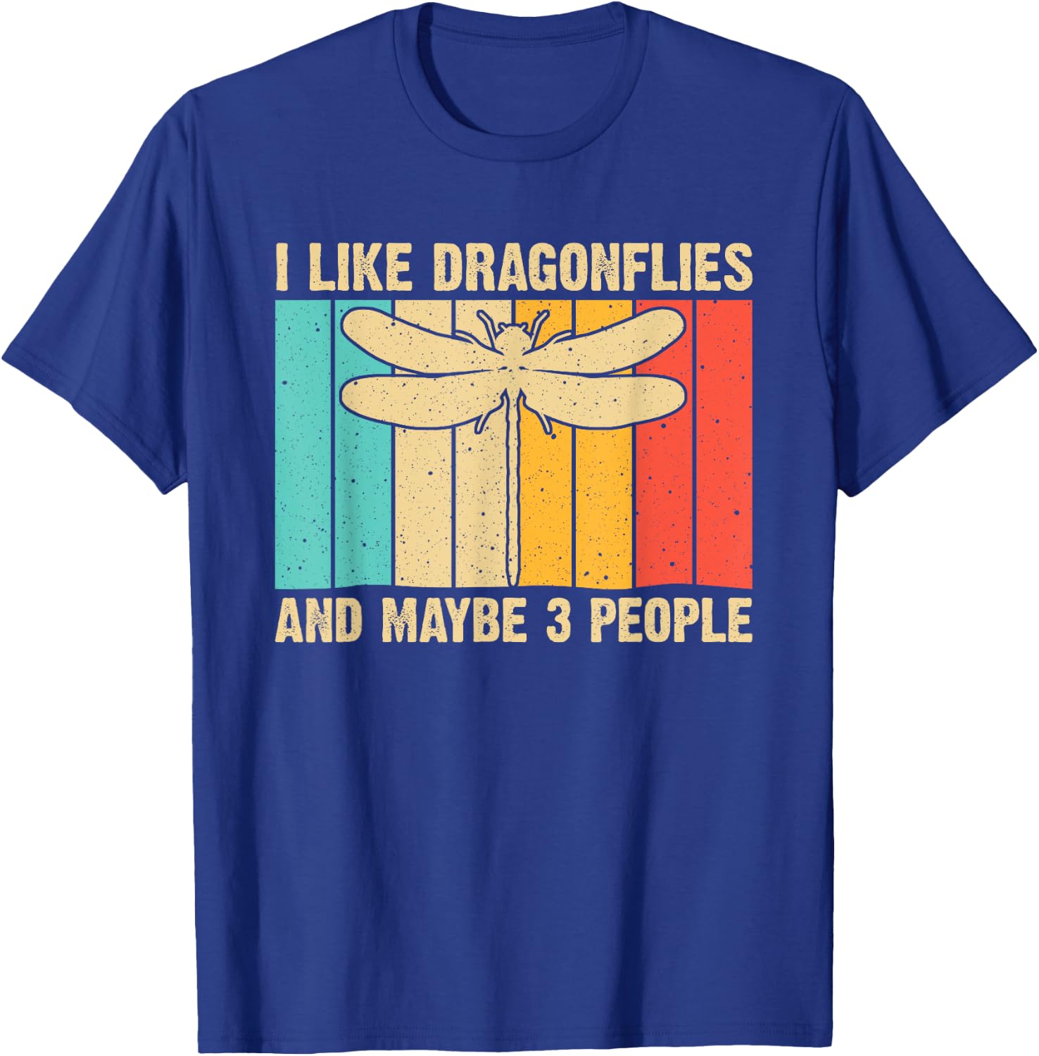 Funny Dragonfly Design For Kids Men Women Dragonfly Lovers T-Shirt - T-Shirt | Royal