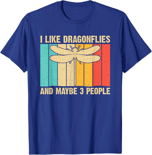 Funny Dragonfly Design For Kids Men Women Dragonfly Lovers T-Shirt - T-Shirt | Royal