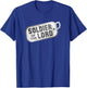 Servant of Christ Christian Faith Soldier for Jesus Dog Tag Men T-Shirt - T-Shirt | Royal
