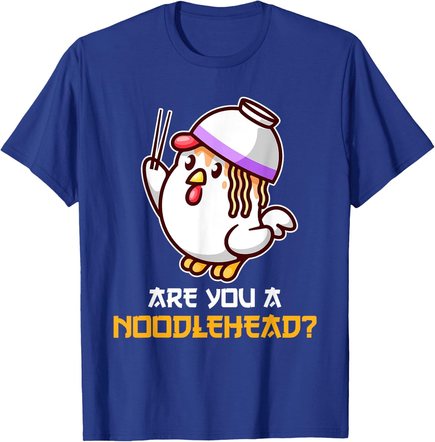 Noodle Head Chicken Cute Ramen Udon Bowl Funny Japan Asian T-Shirt - T-Shirt | Royal