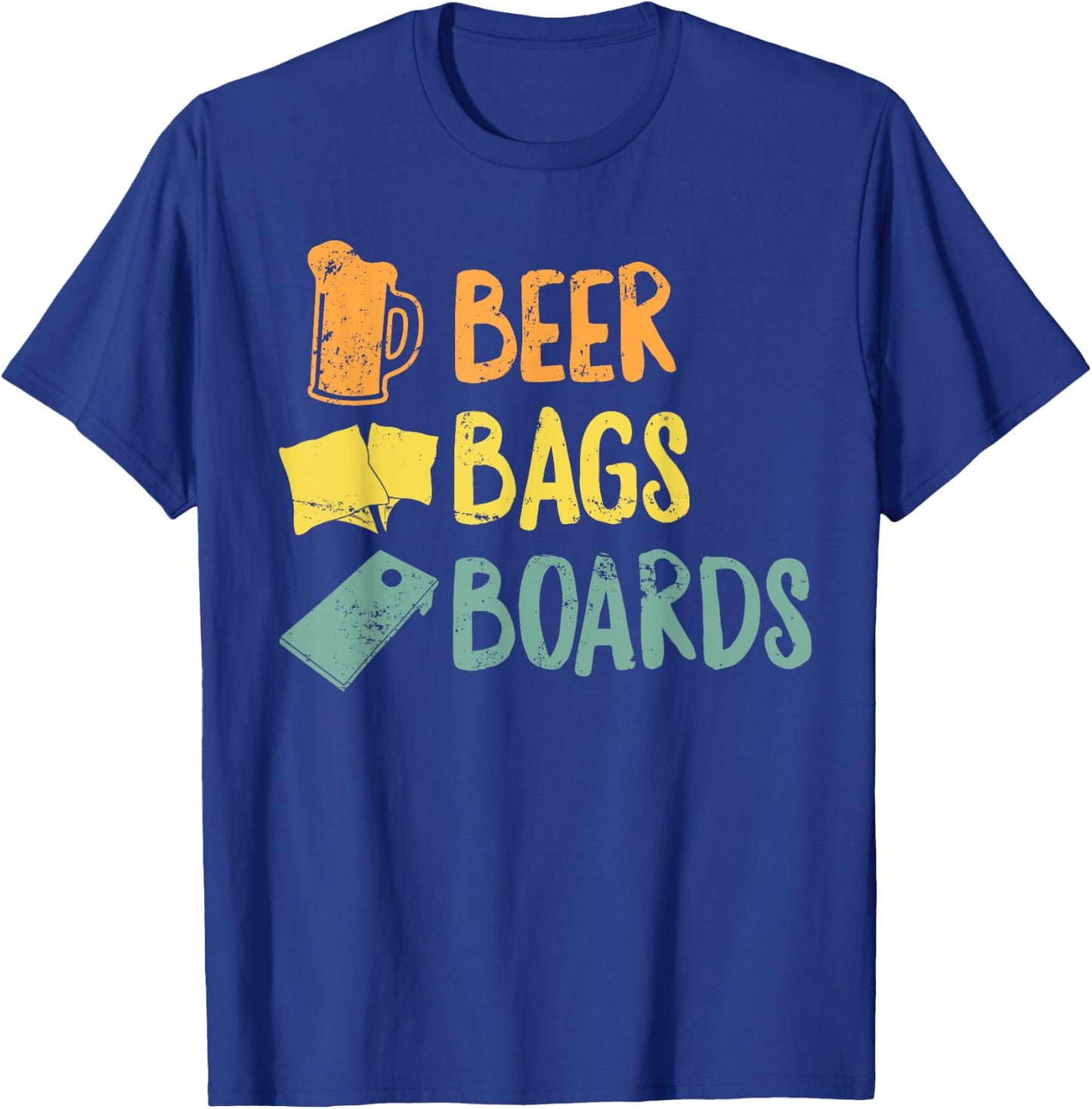 Beer Bags Boards Funny Cornhole Winner 4th of July Party Men T-Shirt - T-Shirt | Royal