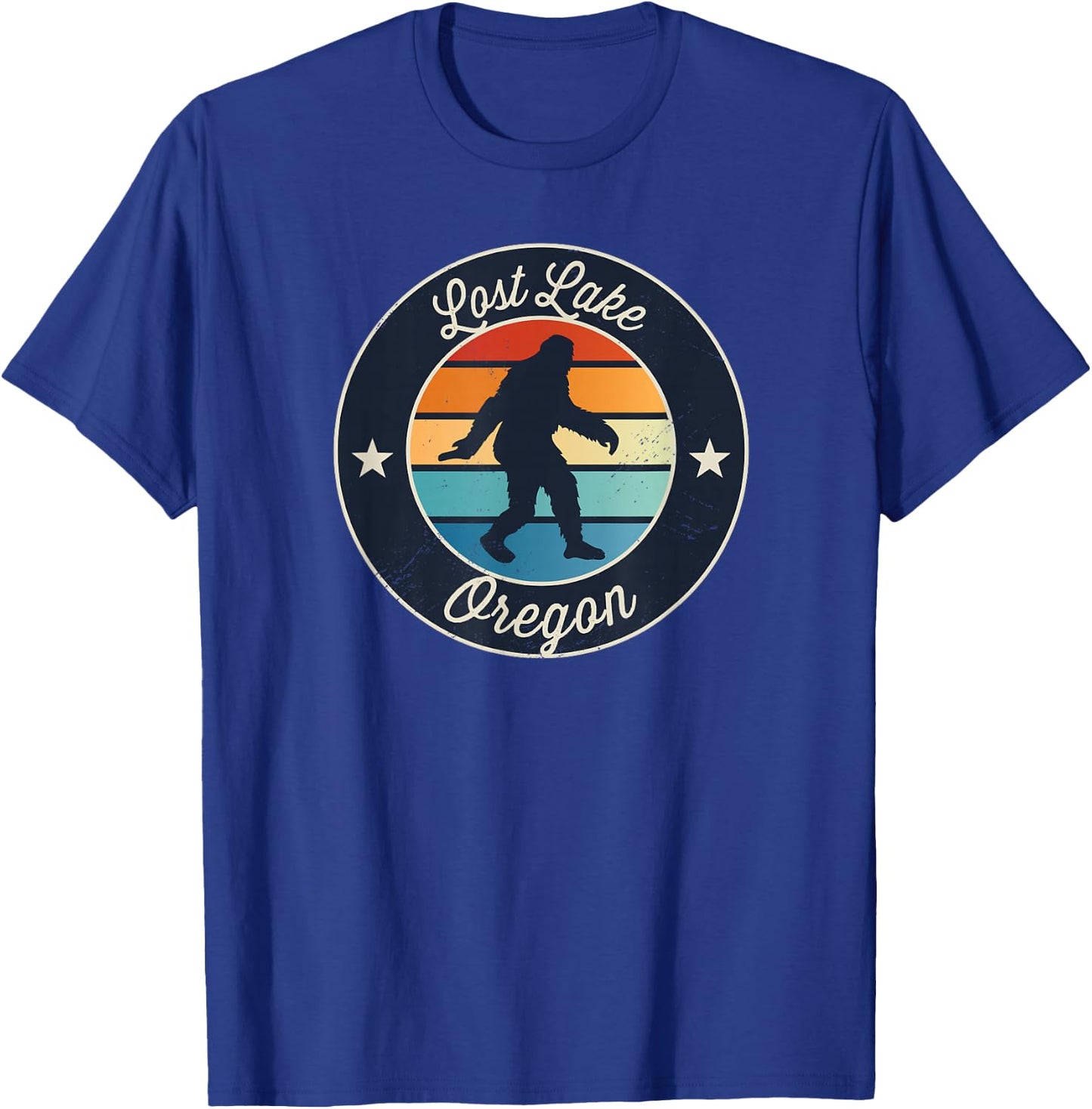 Lost Lake Oregon Sasquatch Souvenir T-Shirt - T-Shirt | Royal