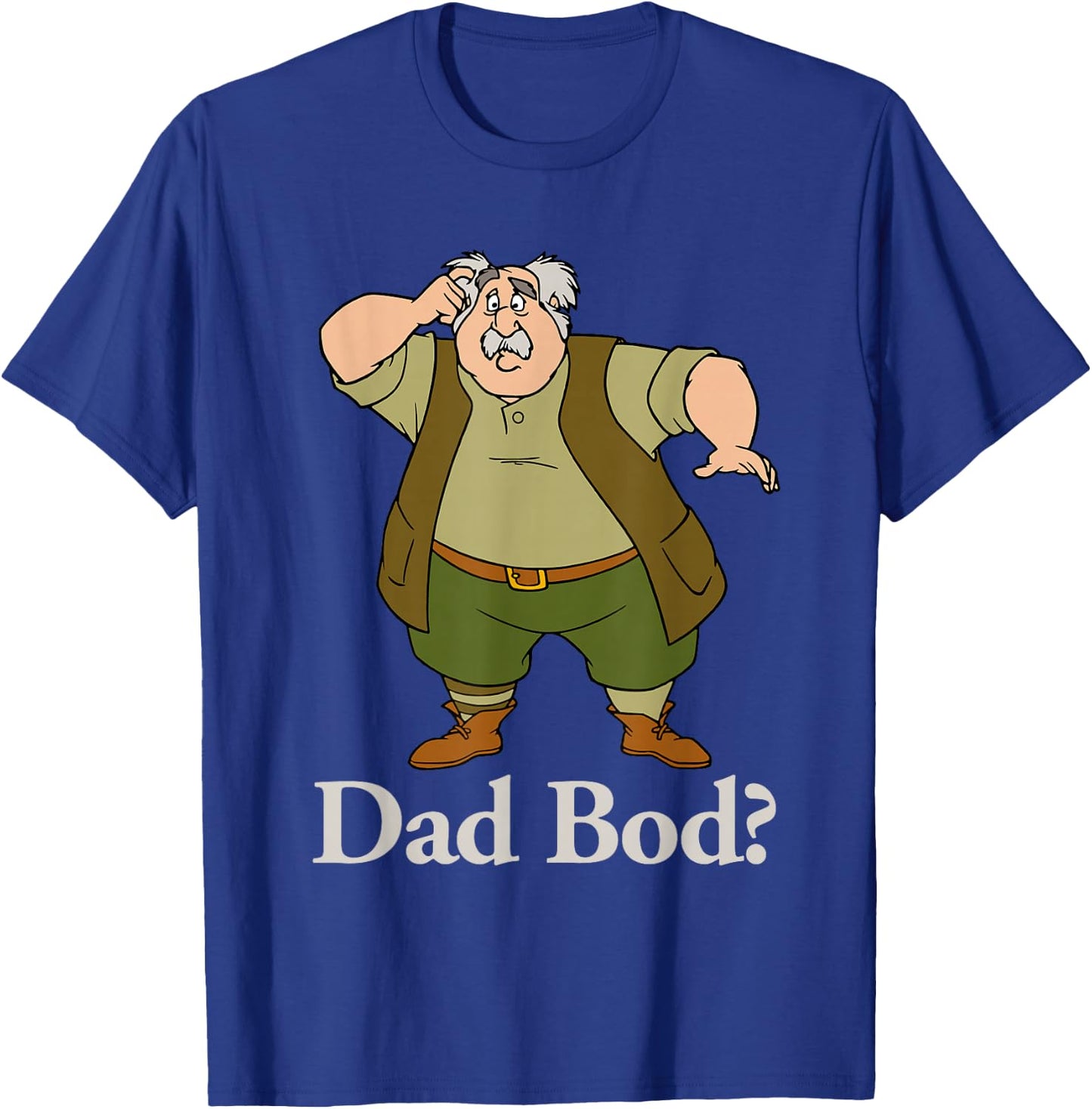 Disney Beauty and The Beast Maurice Dad BOD Small T-Shirt - T-Shirt | Royal