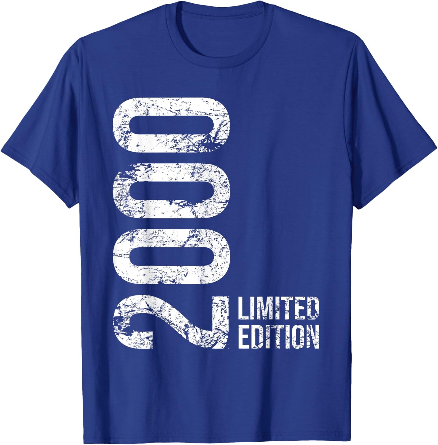 25th Birthday 25 Years Old Man Woman Vintage 2000 T-Shirt - T-Shirt | Royal