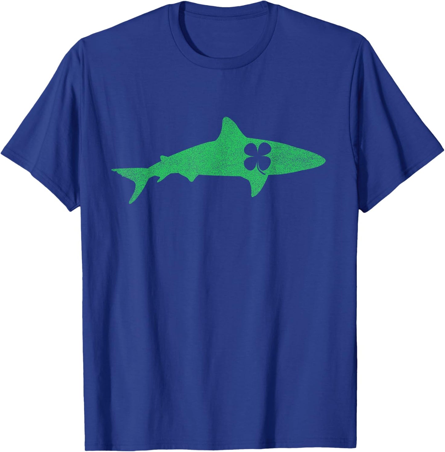 Shark Shamrock St. Patrick's Day Gift Irish Saint Paddy's T-Shirt - T-Shirt | Royal
