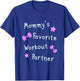 Mommy's Favorite Workout Partner – Kids Cute Fitness (Girls) T-Shirt - T-Shirt | Royal