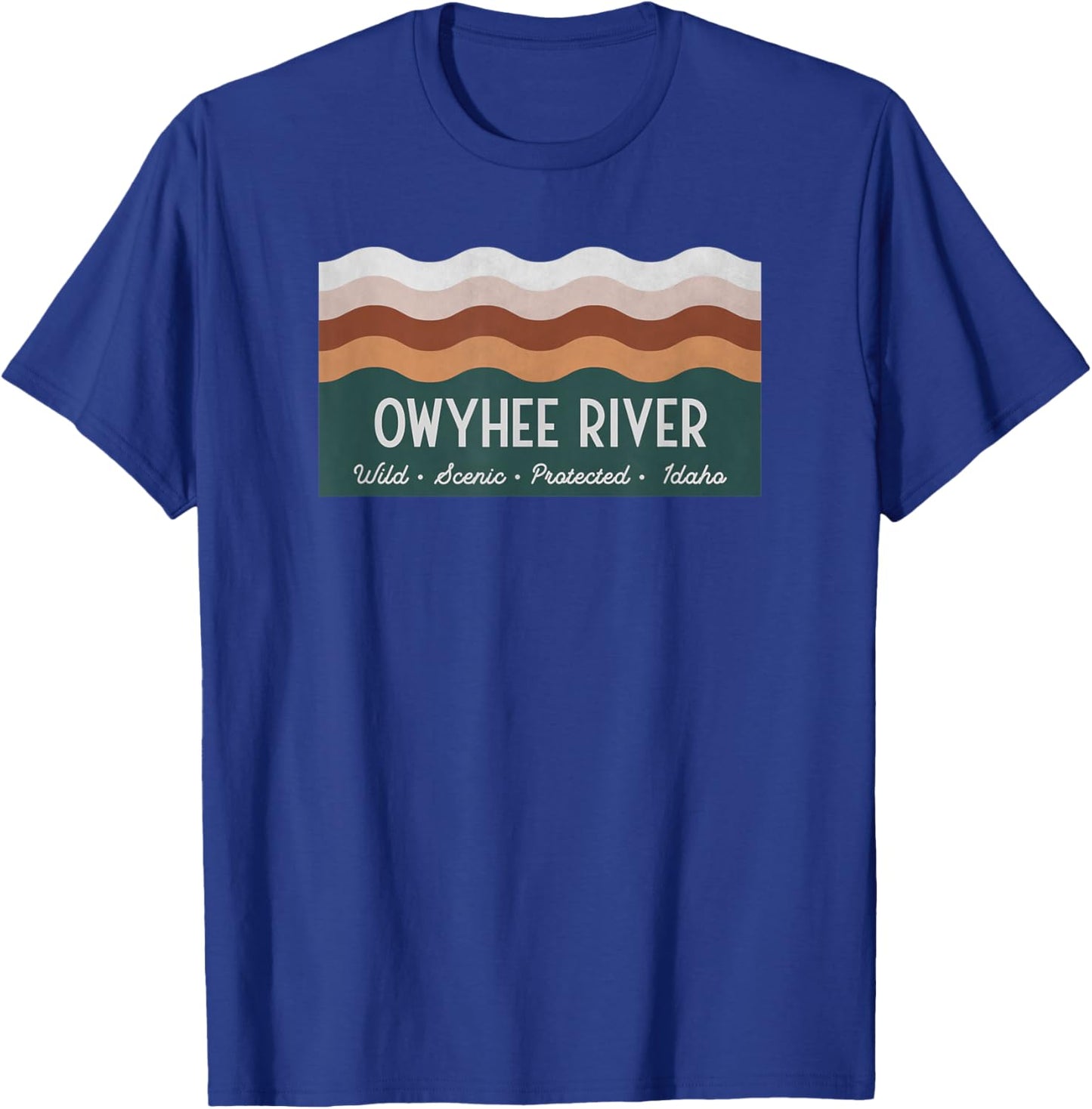 Wild Scenic Protected Idaho - Owyhee River T-Shirt - T-Shirt | Royal