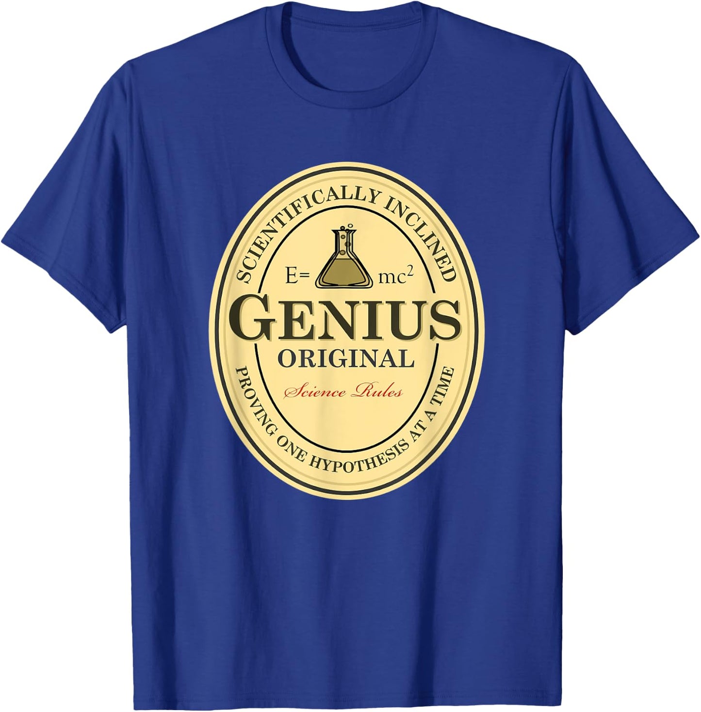 Funny Math Genius Beer Driinker Nerdy Saint Patricks Pi Day T-Shirt - T-Shirt | Royal