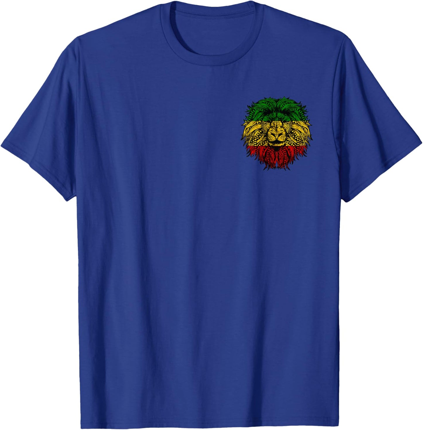 Rasta Reggae Rastafari Lion Jamaican Pride Hippie Lover T-Shirt - T-Shirt | Royal