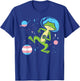 Dancing Astronaut Frog Transgender Planets Trans Pride Flag T-Shirt - T-Shirt | Royal