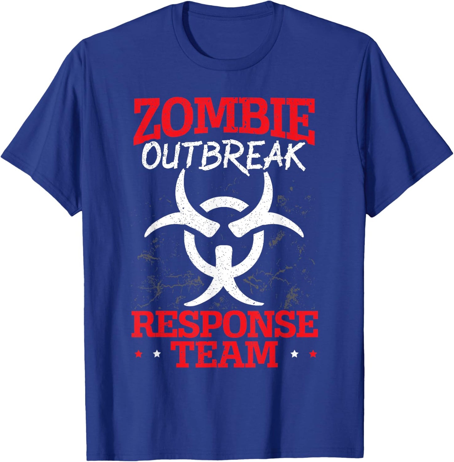 Zombie Outbreak Response Team Halloween Trick Or Treat T-Shirt - T-Shirt | Royal