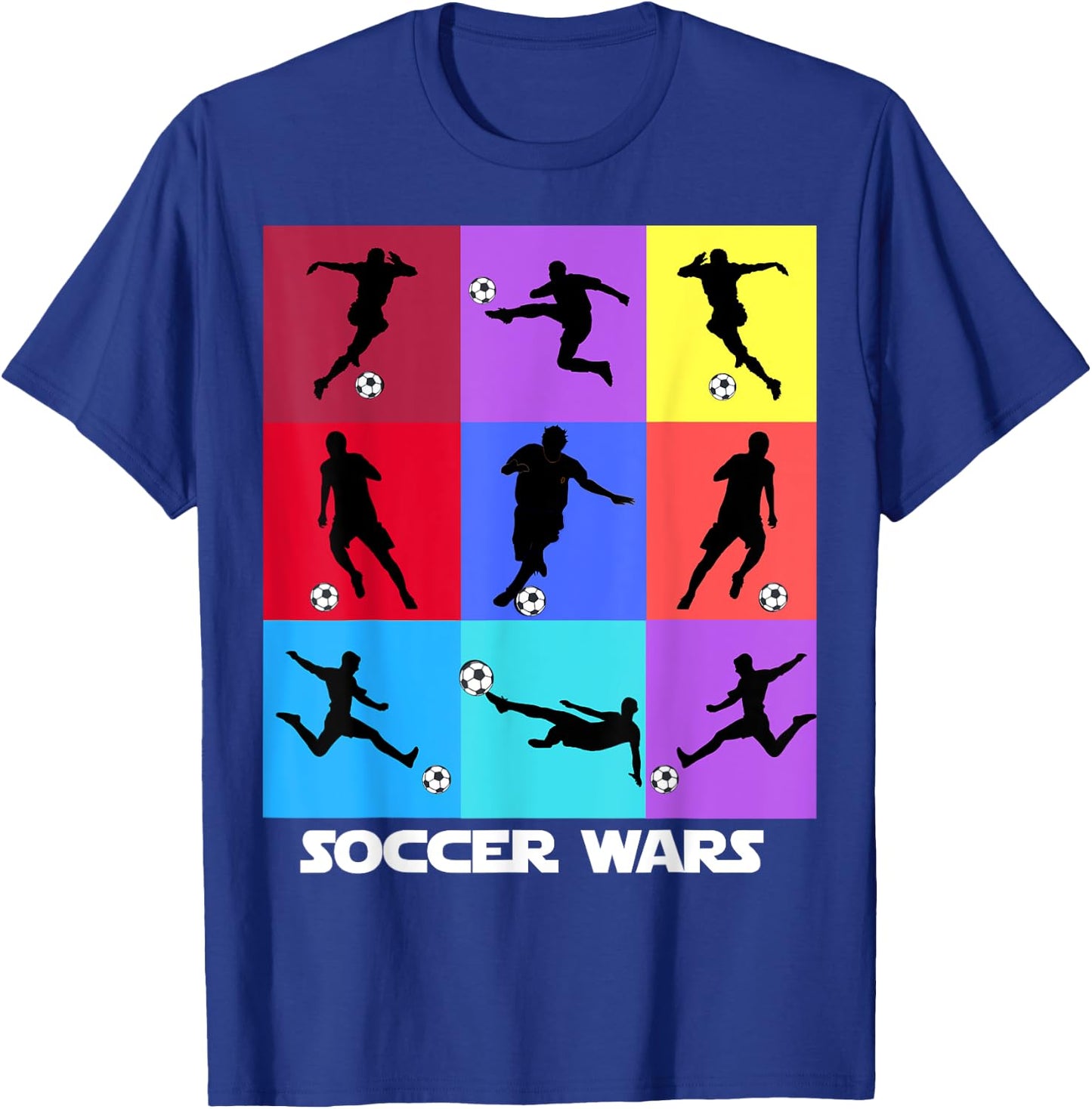 Soccer Wars - Spectacular Soccer Player T-Shirt - T-Shirt | Royal