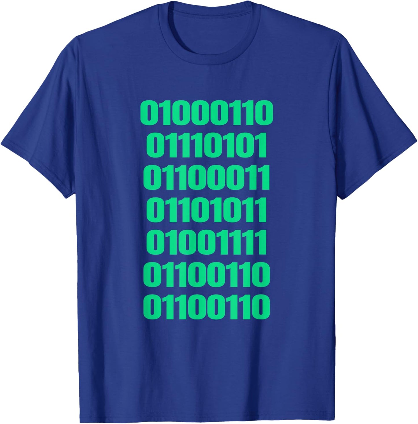 Fuck Off in Binary Code T-Shirt - T-Shirt | Royal