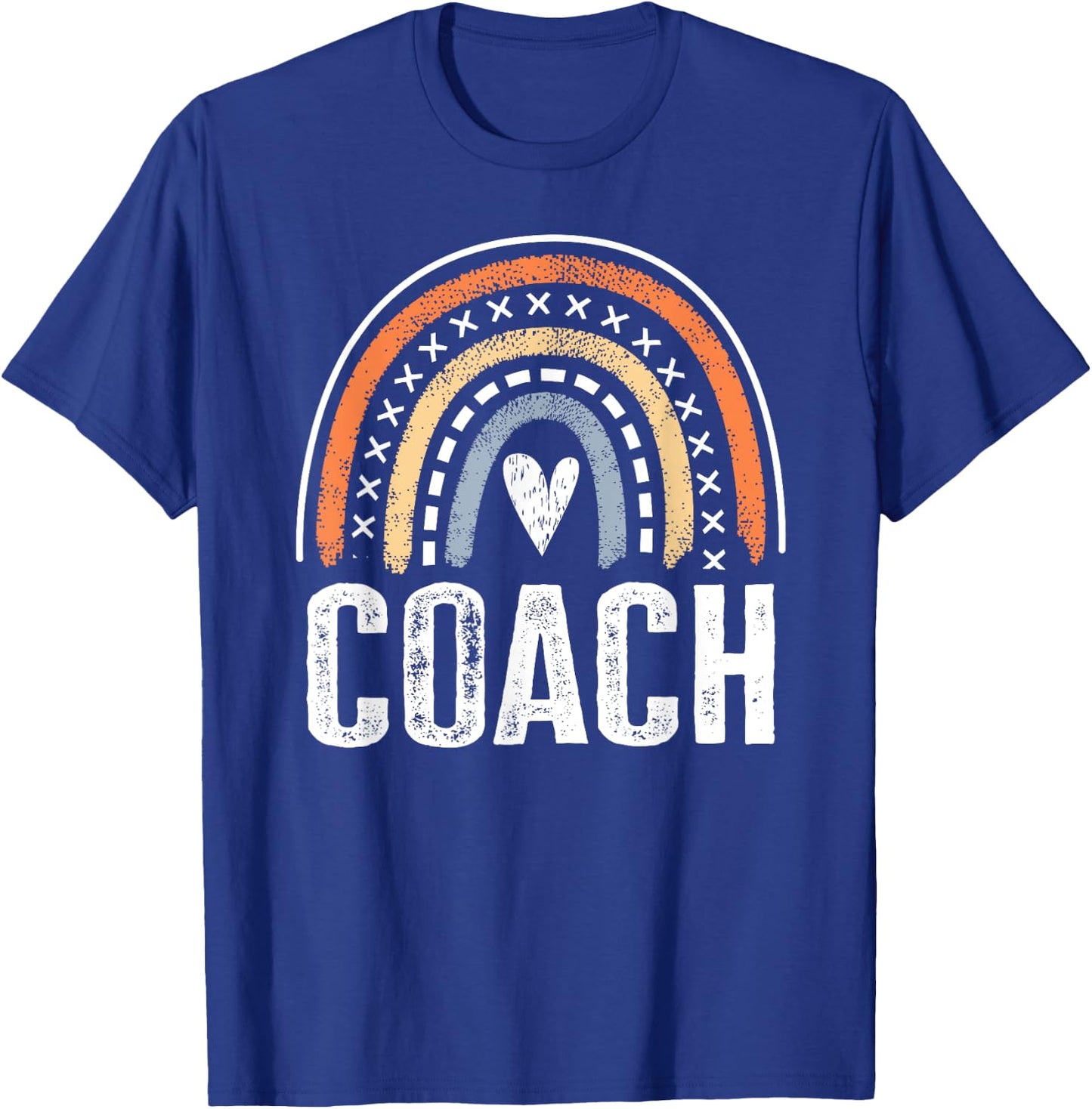 Coach Gifts Funny Rainbow Coaching T-Shirt - T-Shirt | Royal