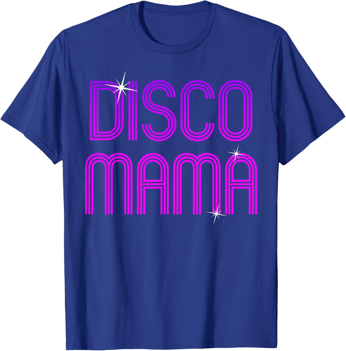 Vintage Retro Disco Mama 70s 80s Family Party Dance Theme T-Shirt - T-Shirt | Royal