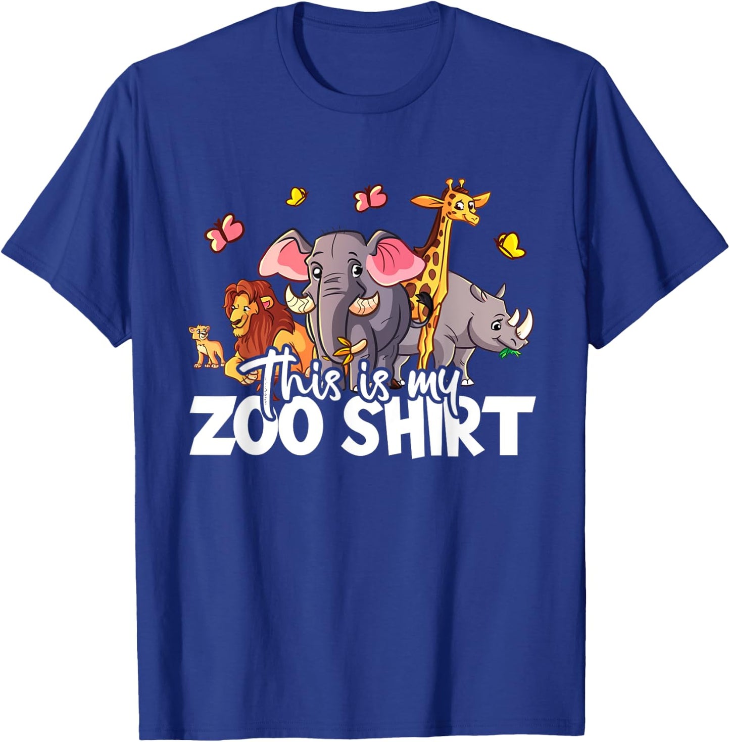 This is my zoo shirt I First zoo trip girls boys toddler T-Shirt - T-Shirt | Royal