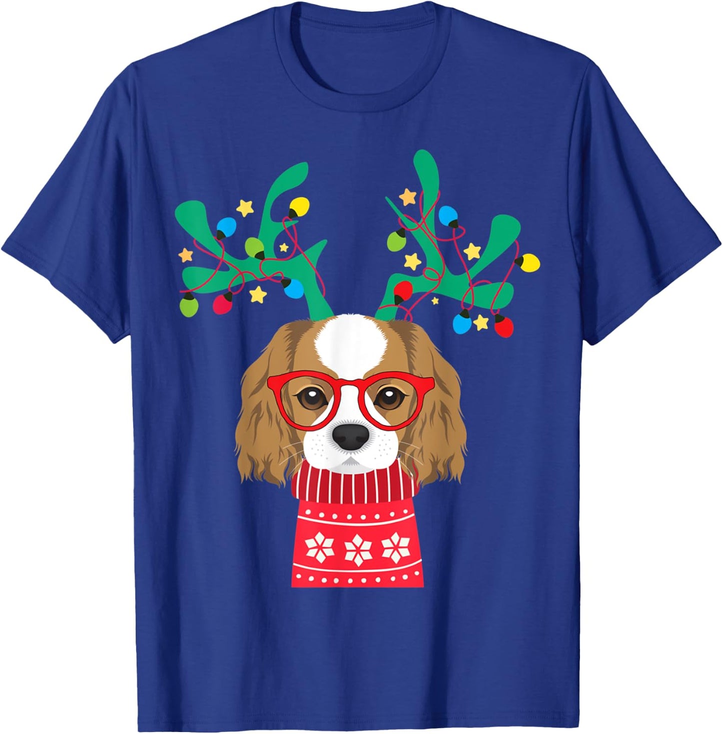 Crazy Cat Flash ForEssential quotes 114 Cavalier King Charles Spaniel Funny Holiday Xmas Christmas T-Shirt - T-Shirt | Royal