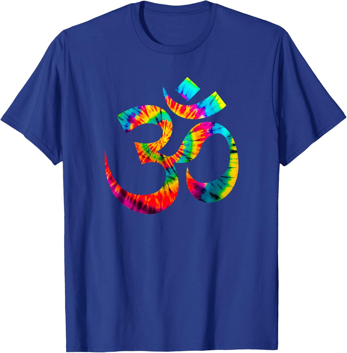 Om Yoga Aum Ohm Hindu Spiritual Meditation Tie Dye T-Shirt - T-Shirt | Royal