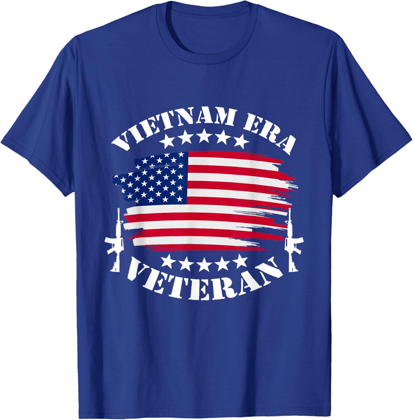 Vietnam Veteran I Vietnam Era USA Flag Gift T-Shirt - T-Shirt | Royal