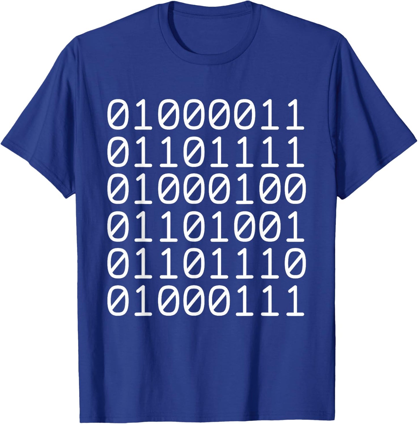 Binary Code Coding T-Shirt - T-Shirt | Royal