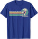 Vintage Retro Summer Vacation California Point Mugu Beach Men Women Kids T-Shirt - T-Shirt | Royal