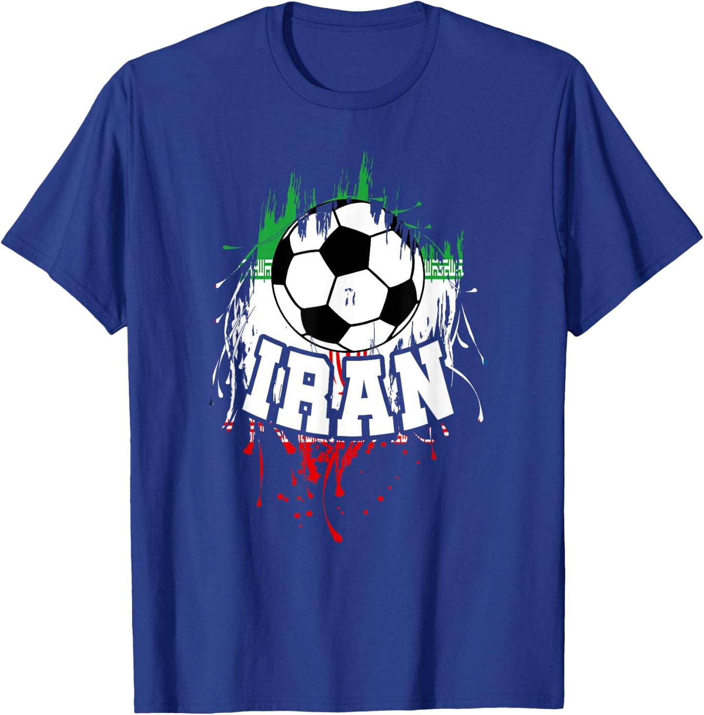 Iran Soccer Iranian Football Persian Futbol T-Shirt - T-Shirt | Royal