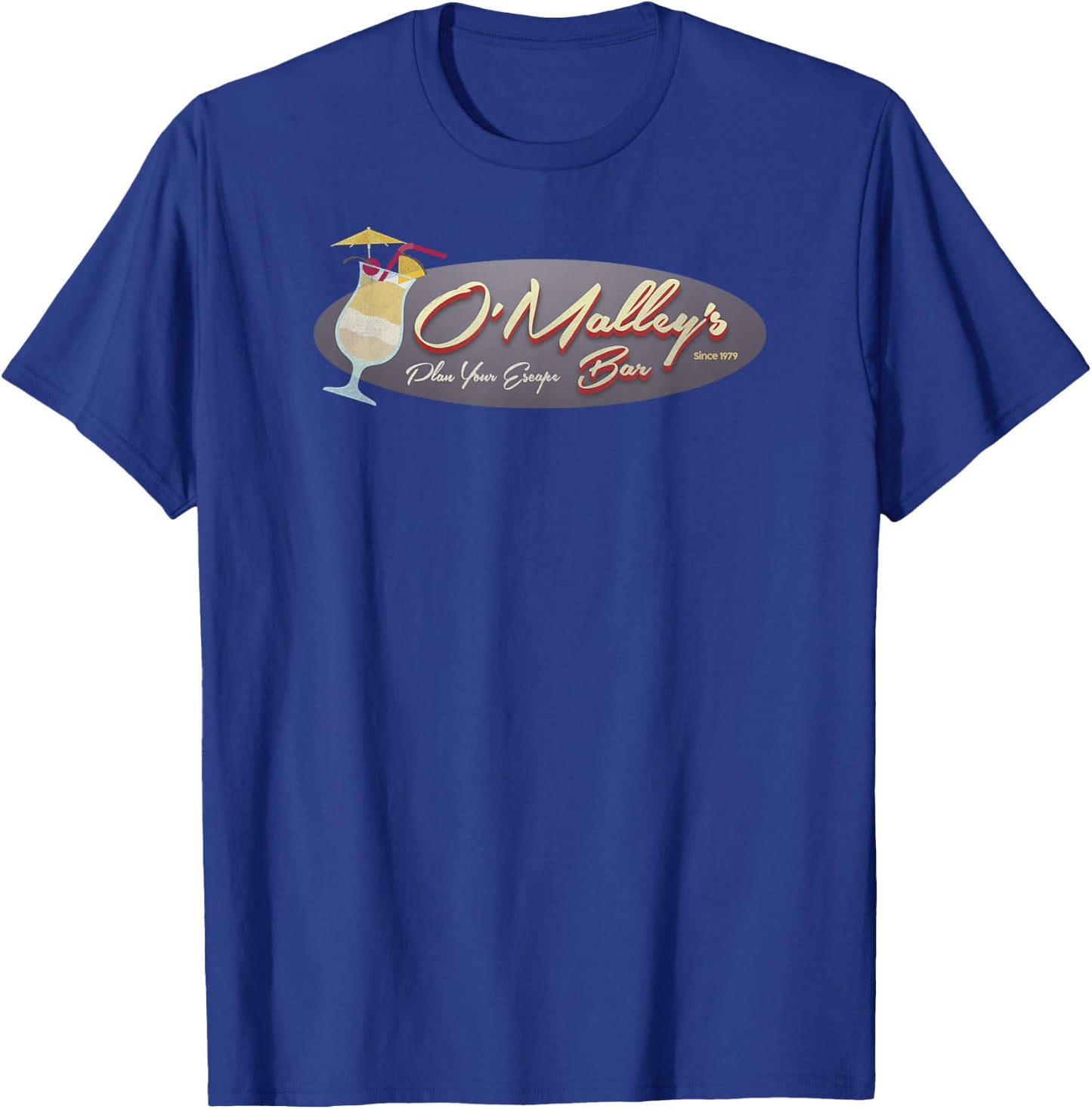 O'Malley's Bar - Plan Your Escape T-Shirt - T-Shirt | Royal