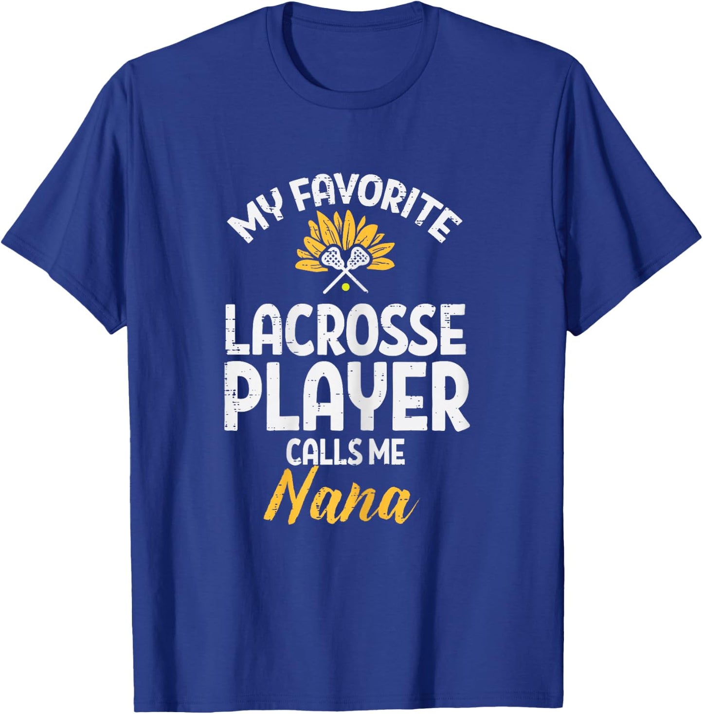 Favorite Lacrosse Player Nana Lax Family Grandma Mimi Women T-Shirt - T-Shirt | Royal