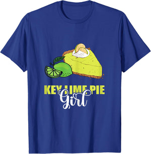 Key Lime Pie Girl Tart Lemon Pie Dessert Lime Pie Baker T-Shirt - T-Shirt | Royal