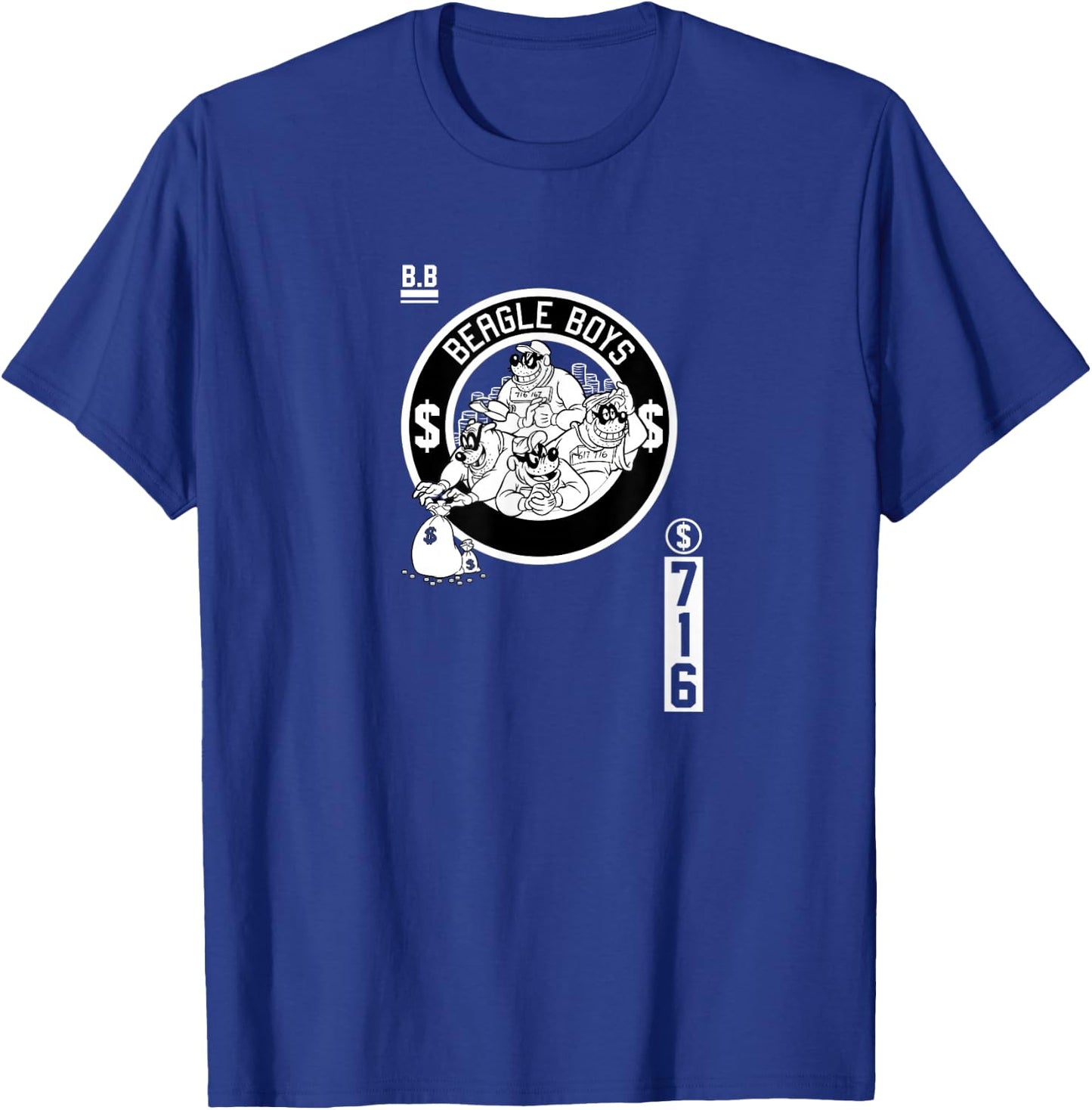 Disney - Ducktales Beagle Boys Money Takers T-Shirt - T-Shirt | Royal