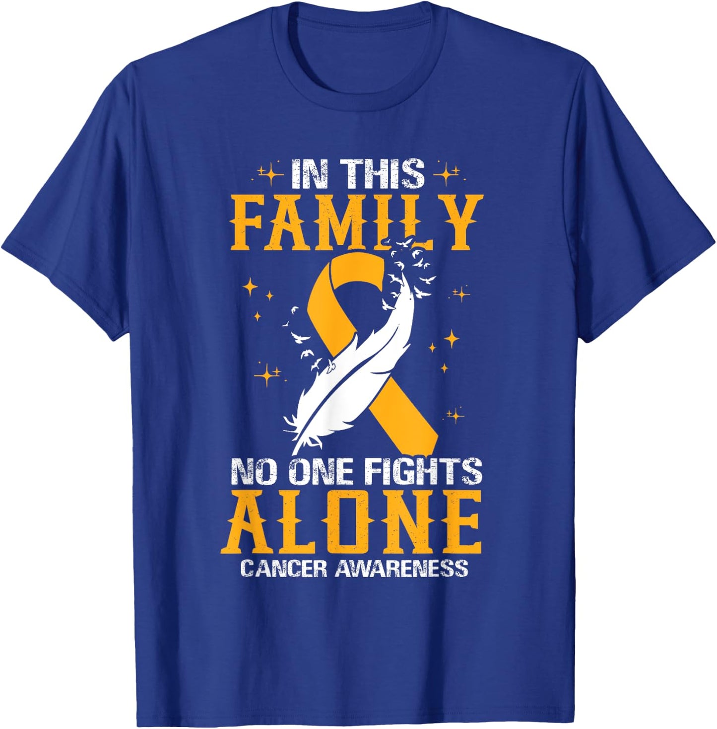 Breast Cancer Awareness, In This Family No One Fight Alone T-Shirt - T-Shirt | Royal