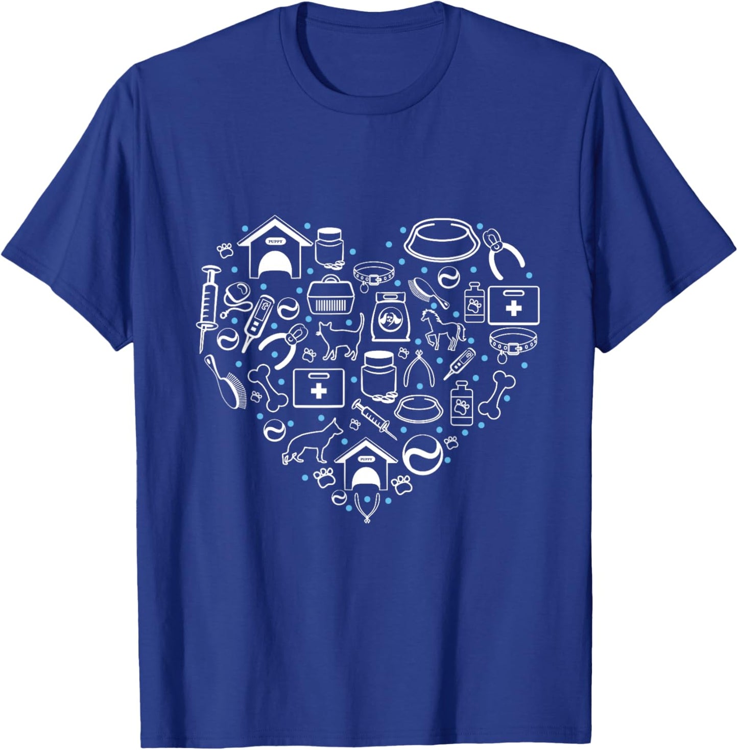Vet Tech Veterinary Technician Medicine Veterinarian animal T-Shirt - T-Shirt | Royal