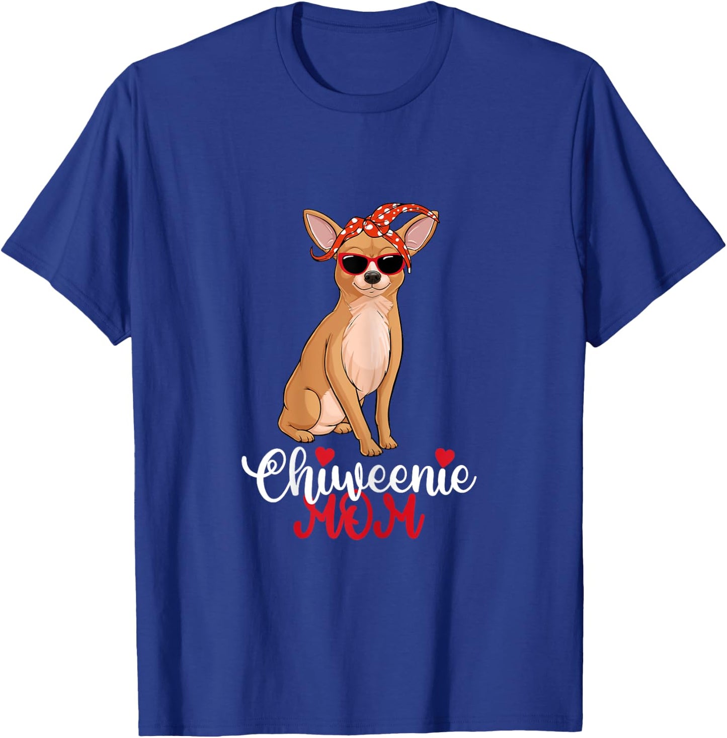 Chiweenie Dog Chiweenie Mom T-Shirt - T-Shirt | Royal