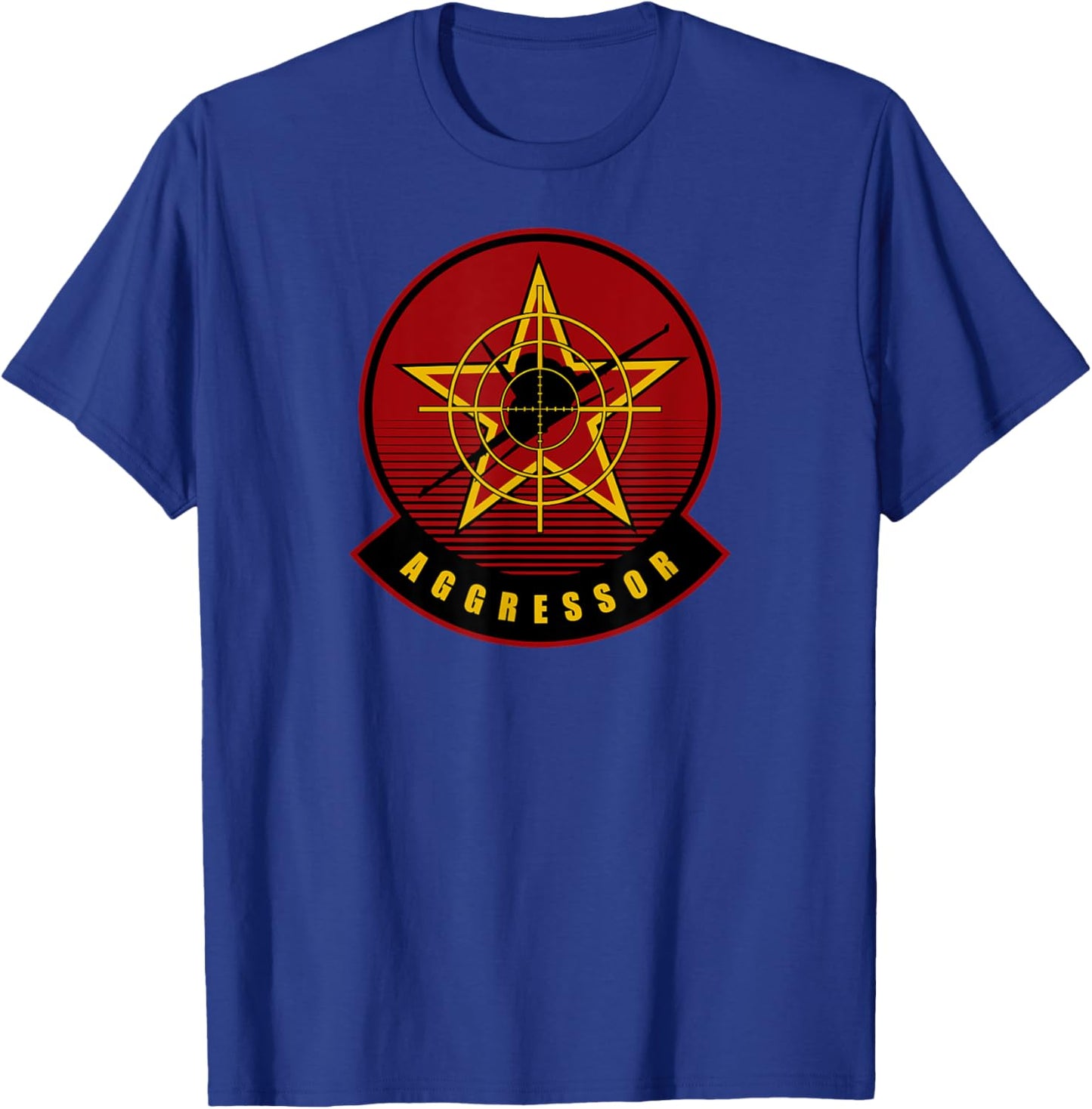 F-5 Aggressor Patch T-Shirt - T-Shirt | Royal