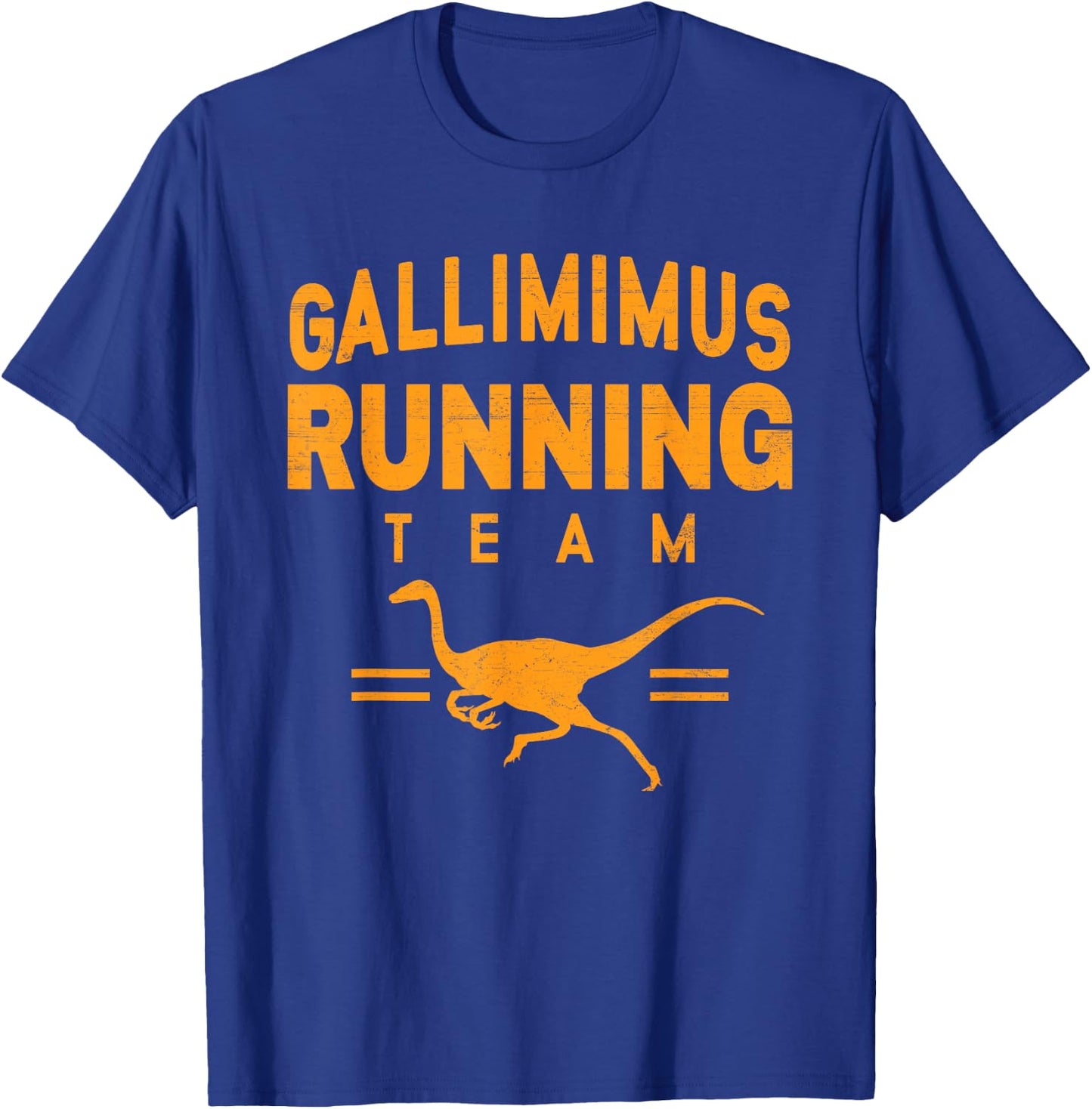 Gallimimus Running Team T-Shirt - T-Shirt | Royal