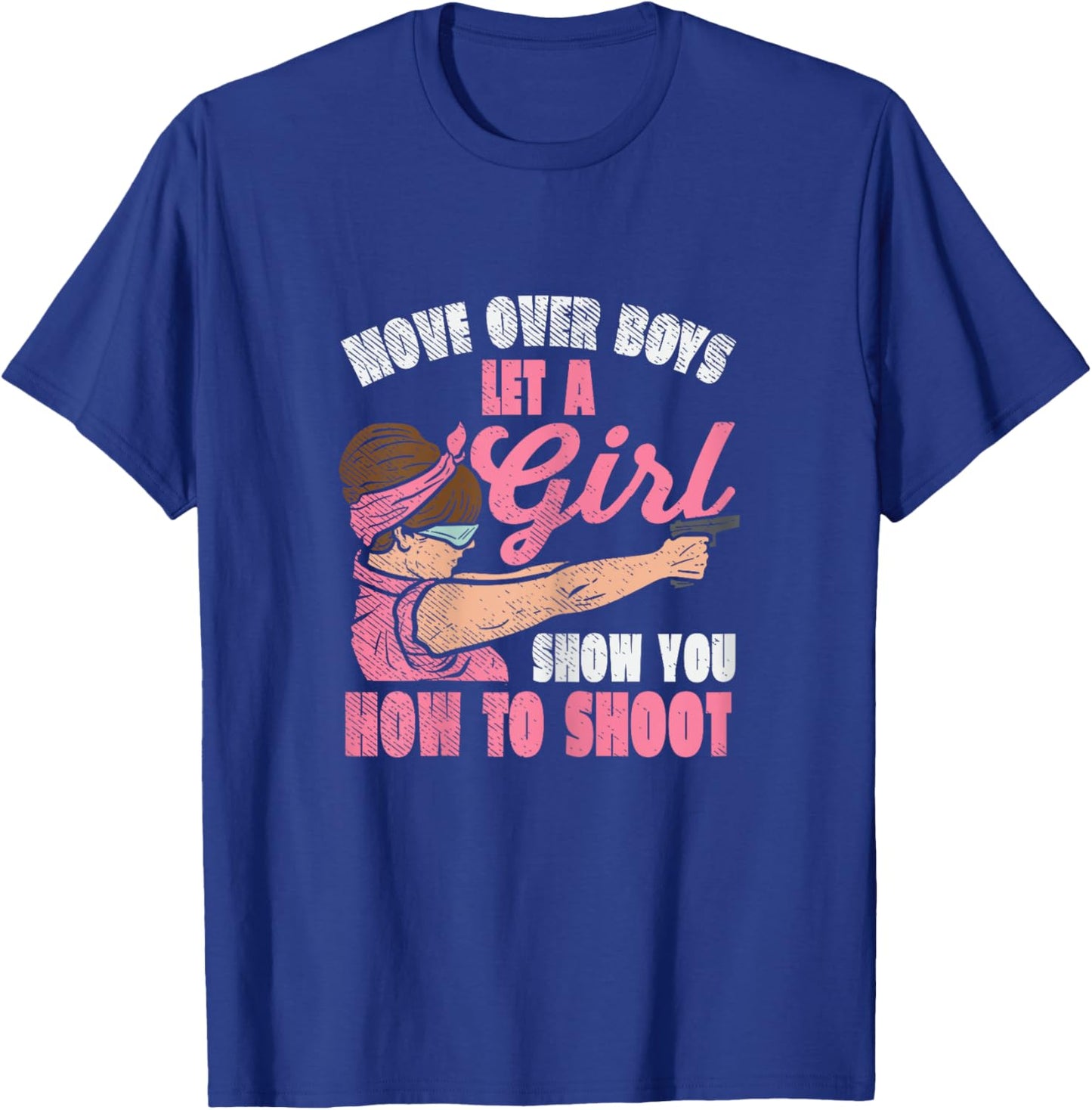 ompetetive Shooting, Long Range Shooting, Skeet Girl T-Shirt - T-Shirt | Royal