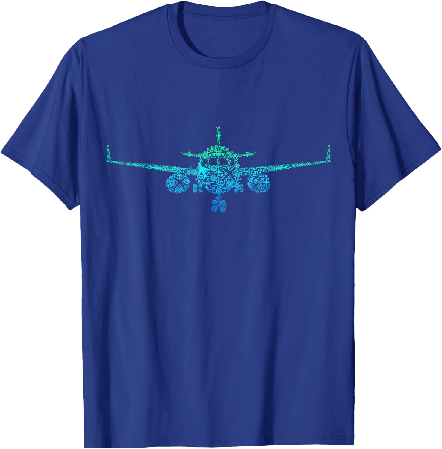 Airplane Pilot Kids Men Toddler Boys Plane T-Shirt - T-Shirt | Royal