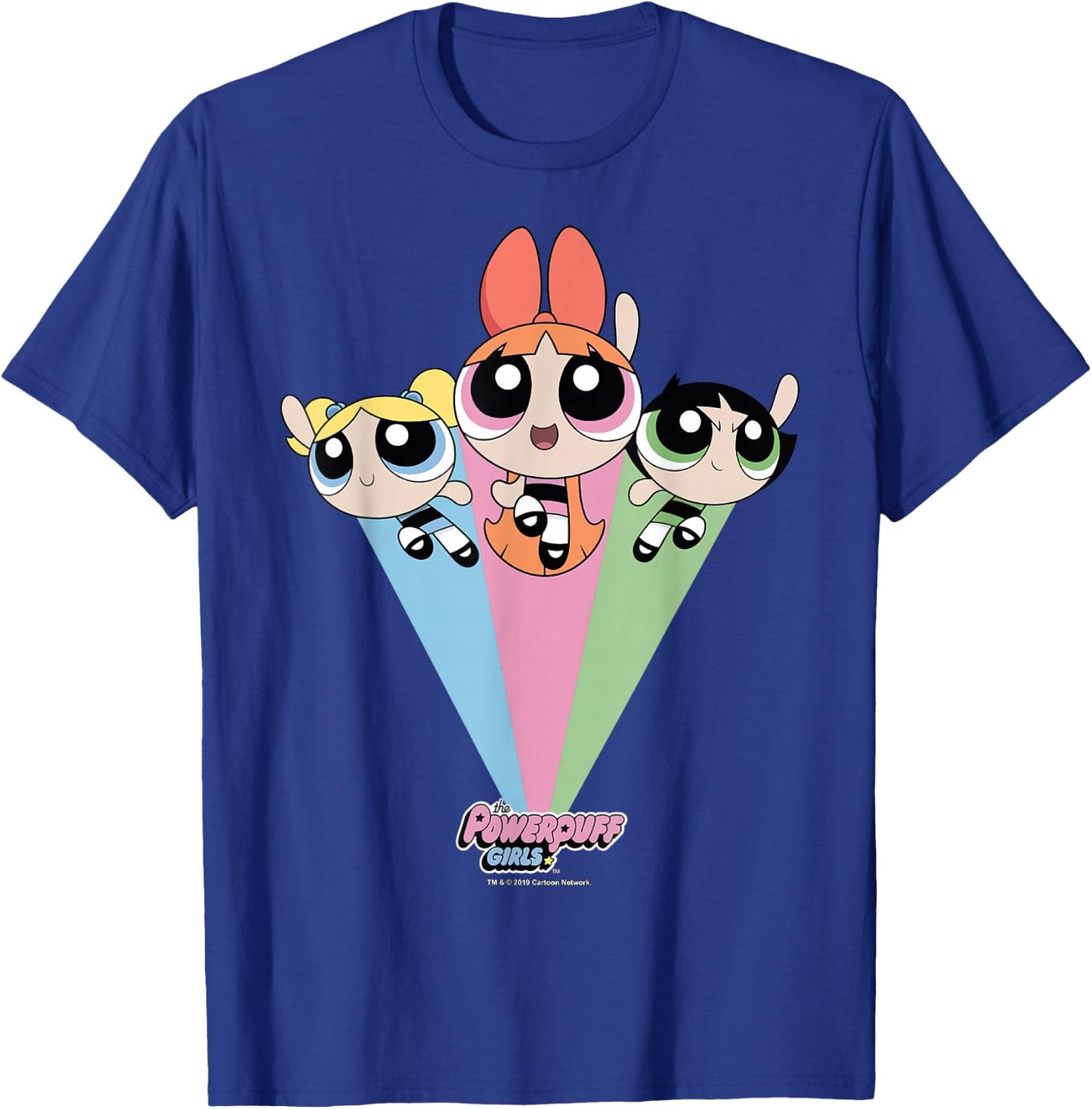 CN The Powerpuff Girls Group Shot Small T-Shirt - T-Shirt | Royal