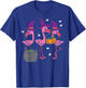 Witch Flamingos Animal Bird Flamingoween Halloween Women T-Shirt - T-Shirt | Royal