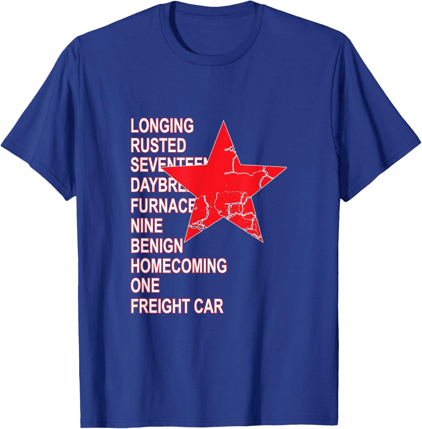 Red Soldier Star Trigger Words Hero T-Shirt - T-Shirt | Royal