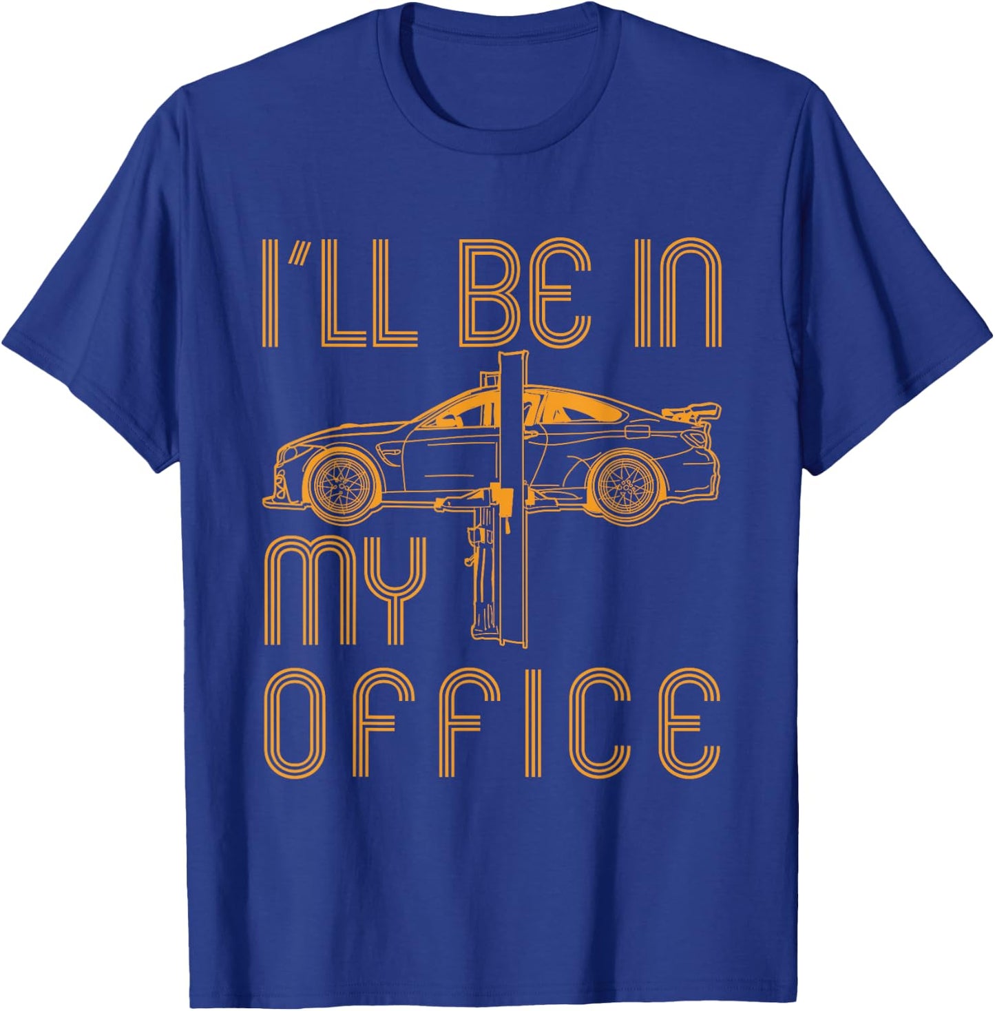 Funny Car Mechanic Guys Automotive Lover Gift Dad T-Shirt - T-Shirt | Royal