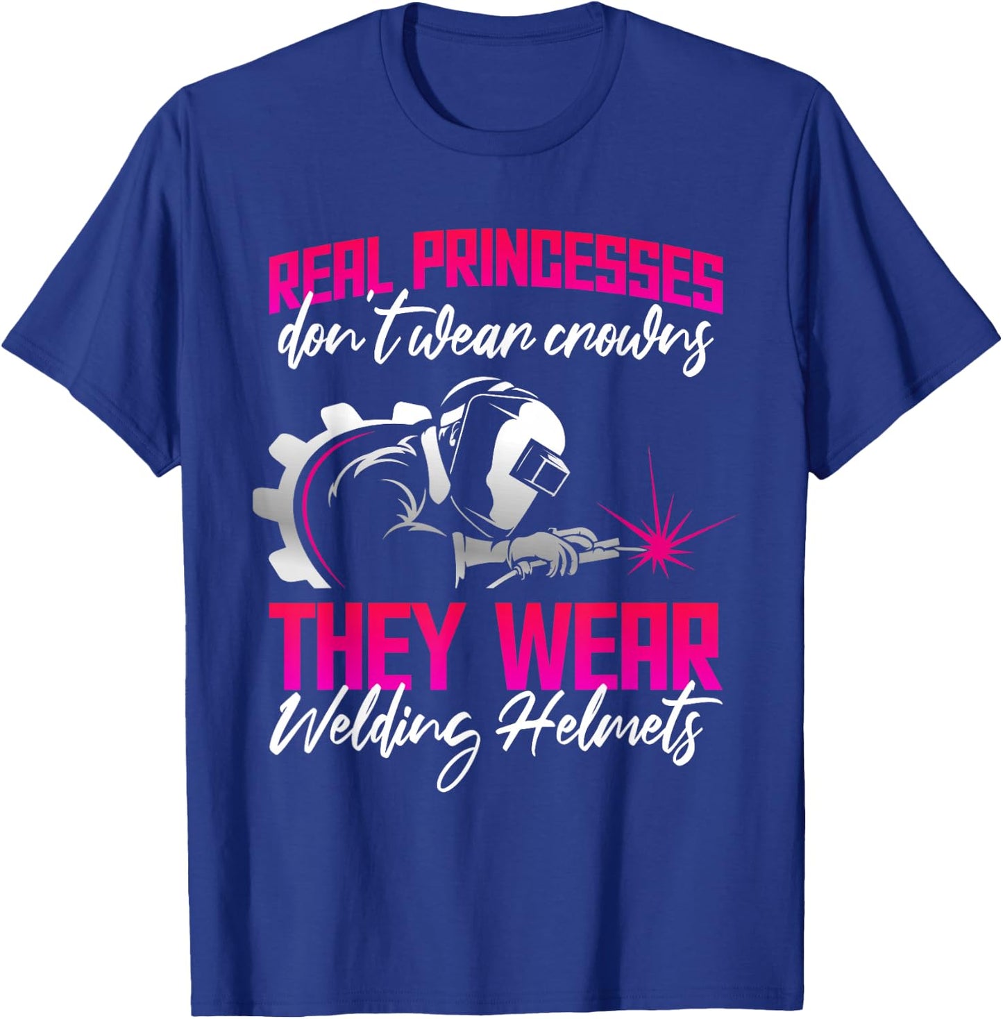 Funny Welder Ironmaker Metalworker T-Shirt - T-Shirt | Royal