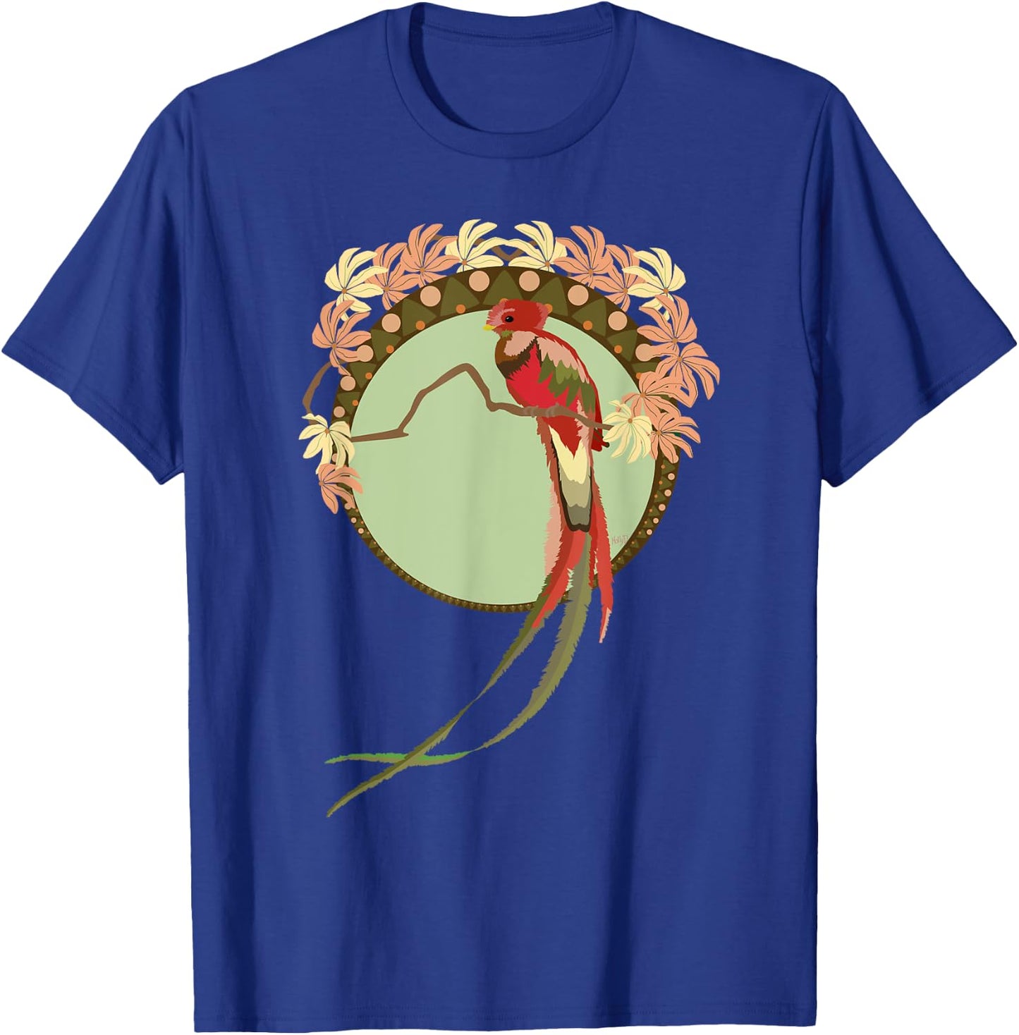 Art Nouveau Quetzal Bird Shirt T-Shirt - T-Shirt | Royal