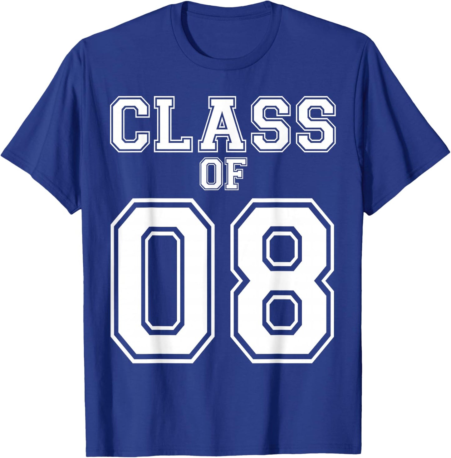 Class Of 2008 Custom Graduation Senior Personalized Grads T-Shirt - T-Shirt | Royal