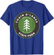 Chain O Lakes State Park Indiana Outdoors IN Forest Badge T-Shirt - T-Shirt | Royal