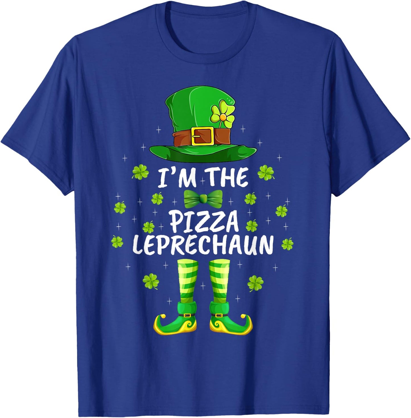 Family Matching I'm The Pizza Leprechaun St Patrick's Day T-Shirt - T-Shirt | Royal